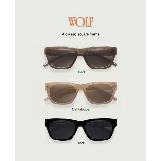 Kính Mát Sunnies Studios Chống Tia Uv400+Ảnh Thật