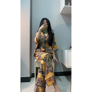 Pijama cánh dơi dài cao cấp