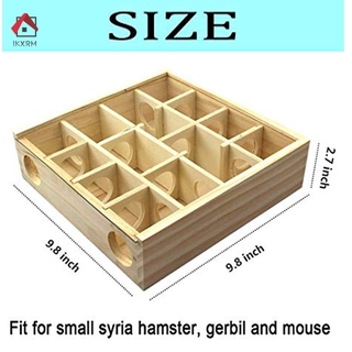 Đồ Chơi Mê Cung Gỗ Cho Chuột Hamster