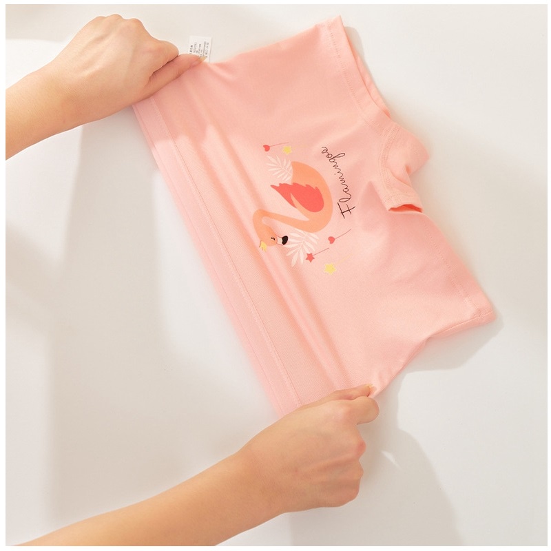Bộ 3 Quần Lót Cotton In Hoạt Hình Công Chúa Tiên Cá Dễ Thương Cho Bé Gái