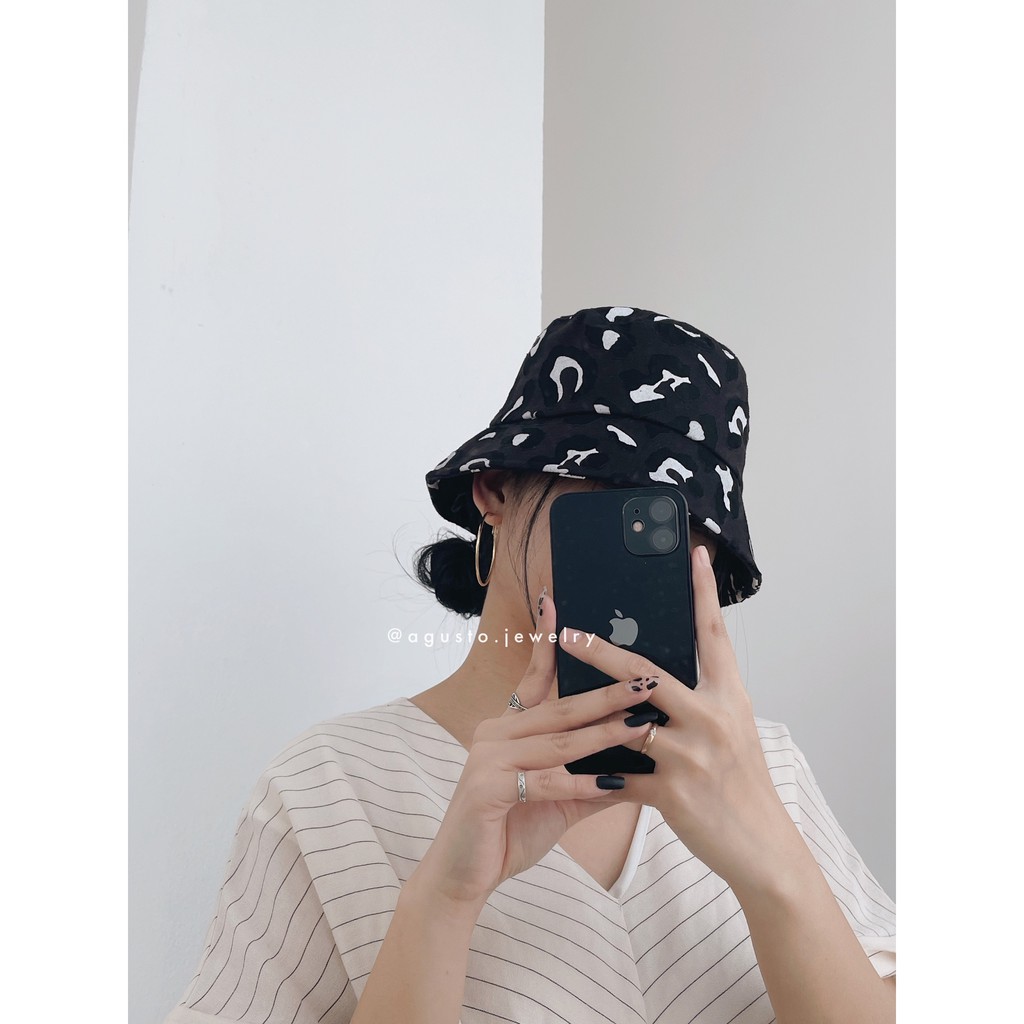  [Mua1 Tăng 1] Bucket hat phong cách Hàn xinh xắn thời trang nữ