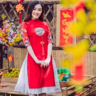 Sét áo dài cách tân gồm chân váy