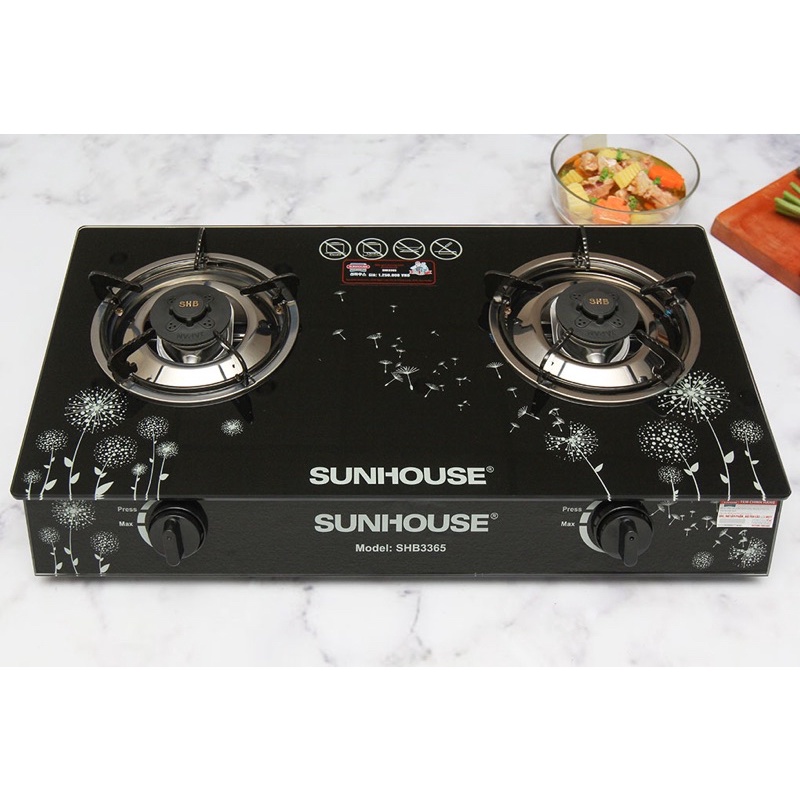 Bếp ga đôi Sunhouse SHB3365 sunhouse shb3226 hàng chính hãng % hàng mới bảo hành chính hãng 12T
