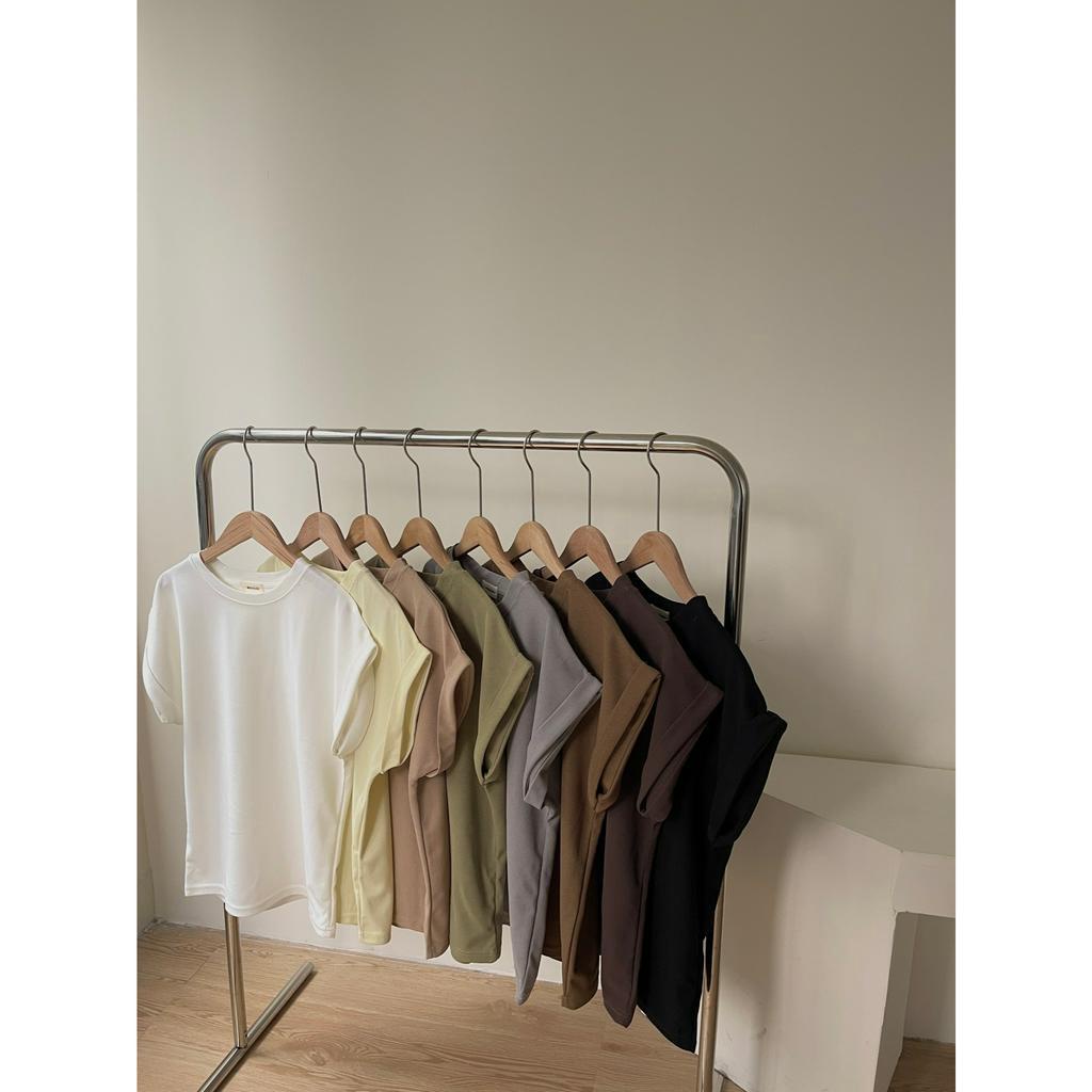 Áo thun tổ ong tay hến cổ tròn Miho Studio