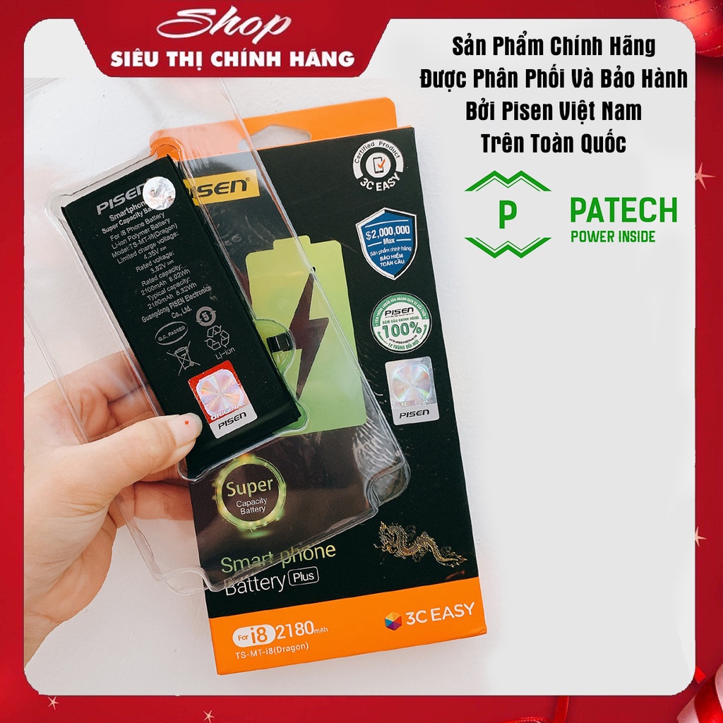 PIN PISEN DUNG LƯỢNG CAO FULL DÒNG TỪ 6 ĐẾN XSM - PATECH PHÂN PHỐI