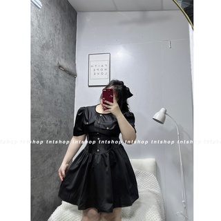 ĐẦM GẤM TAY PHỐNG PHỐI NÚT [TNT SHOP BIGSIZE 60KG 90KG]