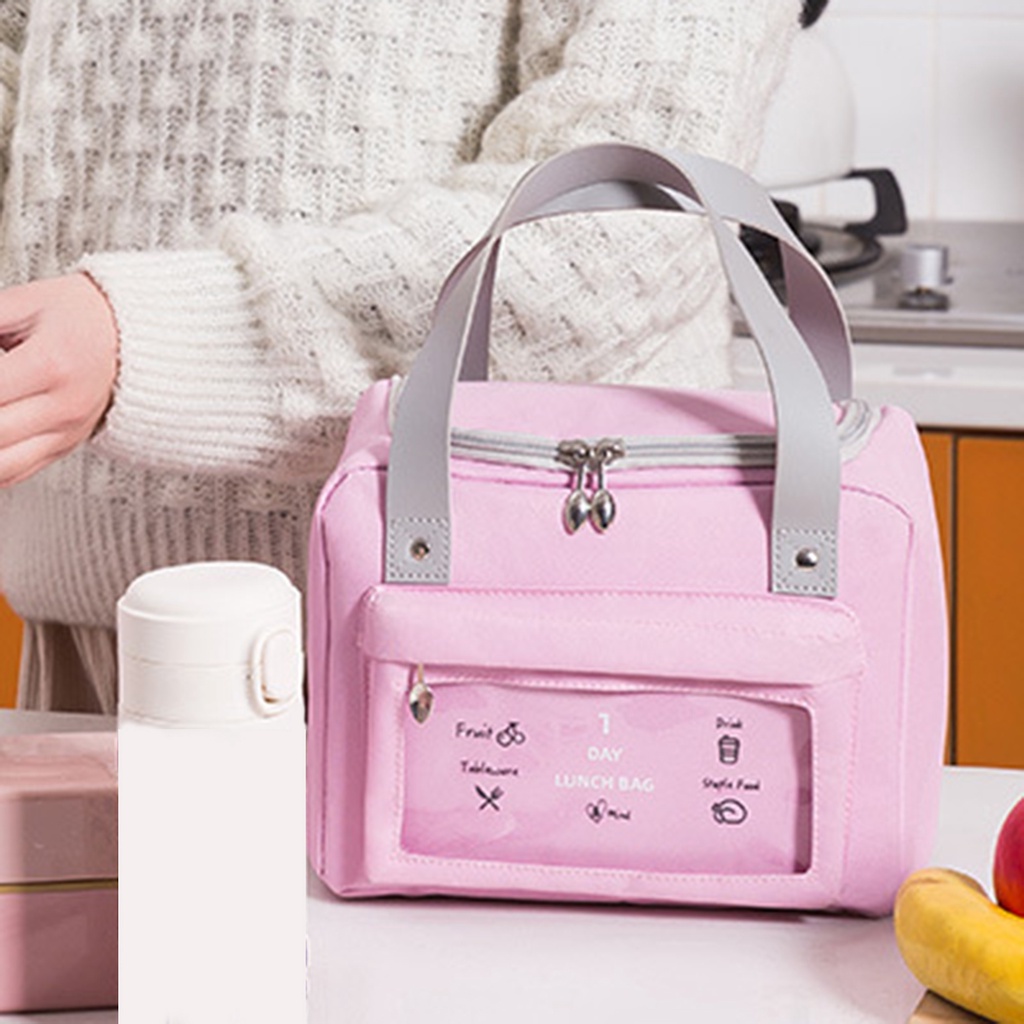 Túi Đựng Đá Giữ Nhiệt Bằng Vải Mềm Di Động Tiện Dụng Cho Học Sinh