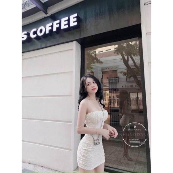 Váy body 2 dây xốp