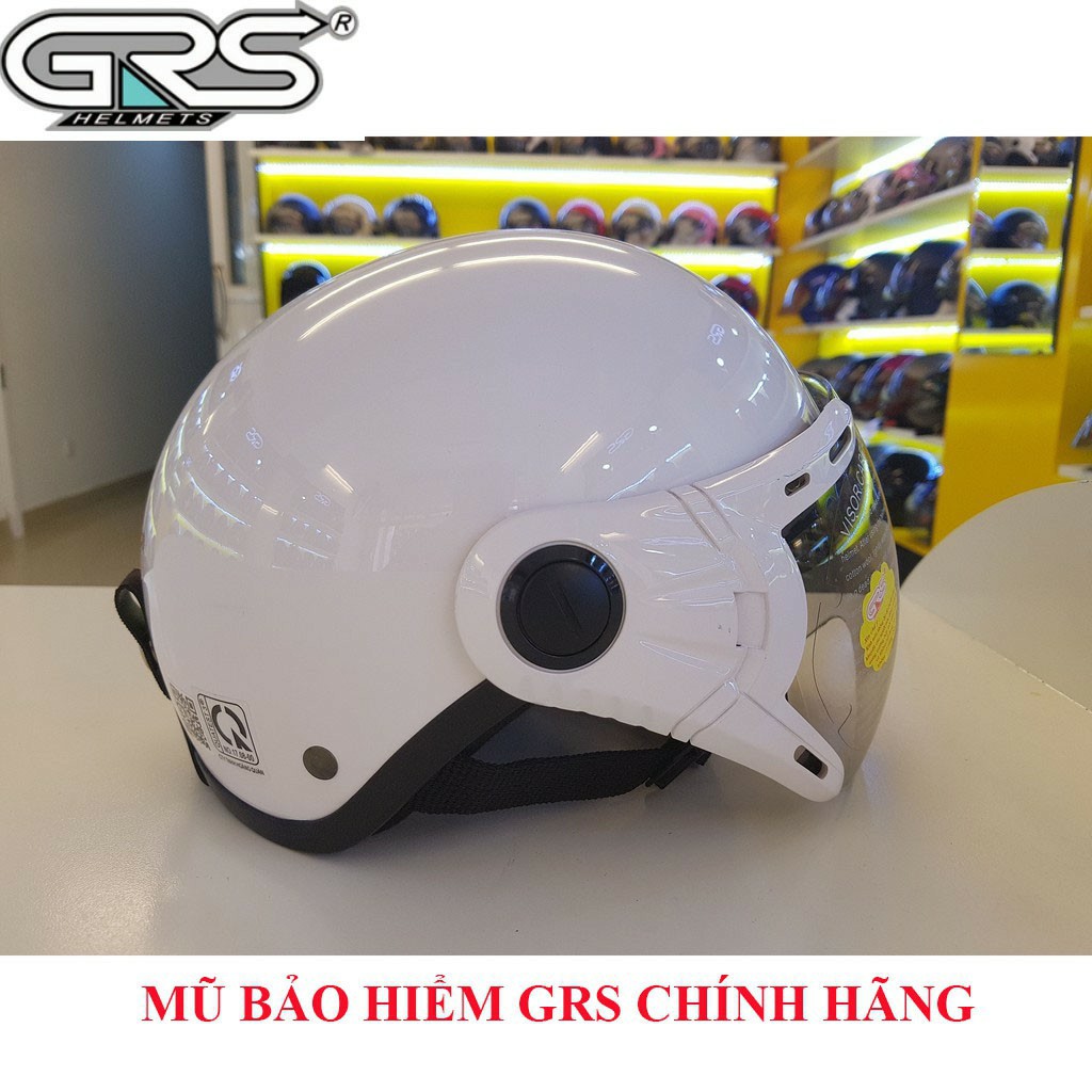 Mũ Bảo Hiểm Có Kính GRS A33K (Có Thể Chọn Mầu)