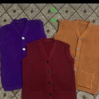Áo len gile cộc tay trung niên cho người già, cho bà, cho mẹ - Made in VN.