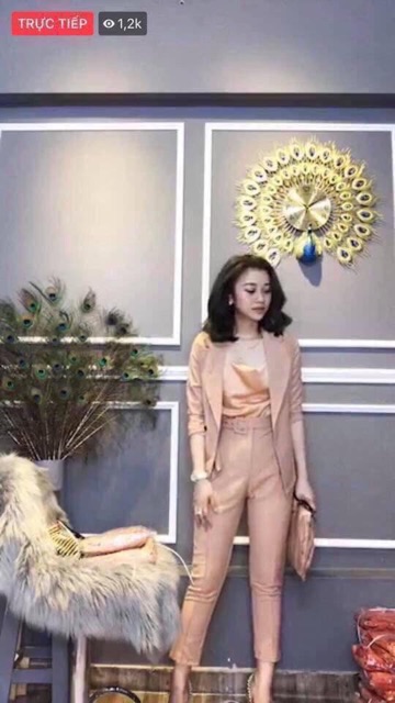 ẢNH CHỤP THẬT SET VEST 3 MÓN #195k