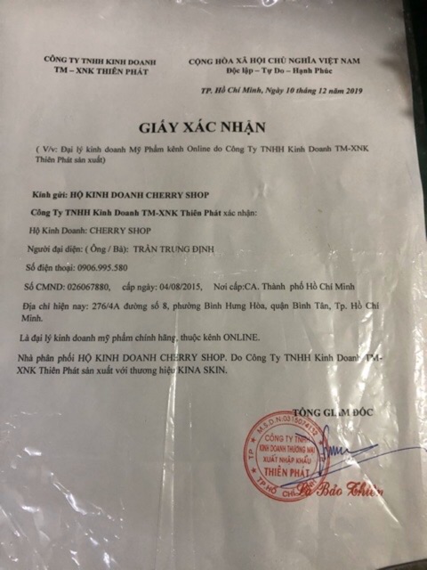 Kem nám one today đủ giấy