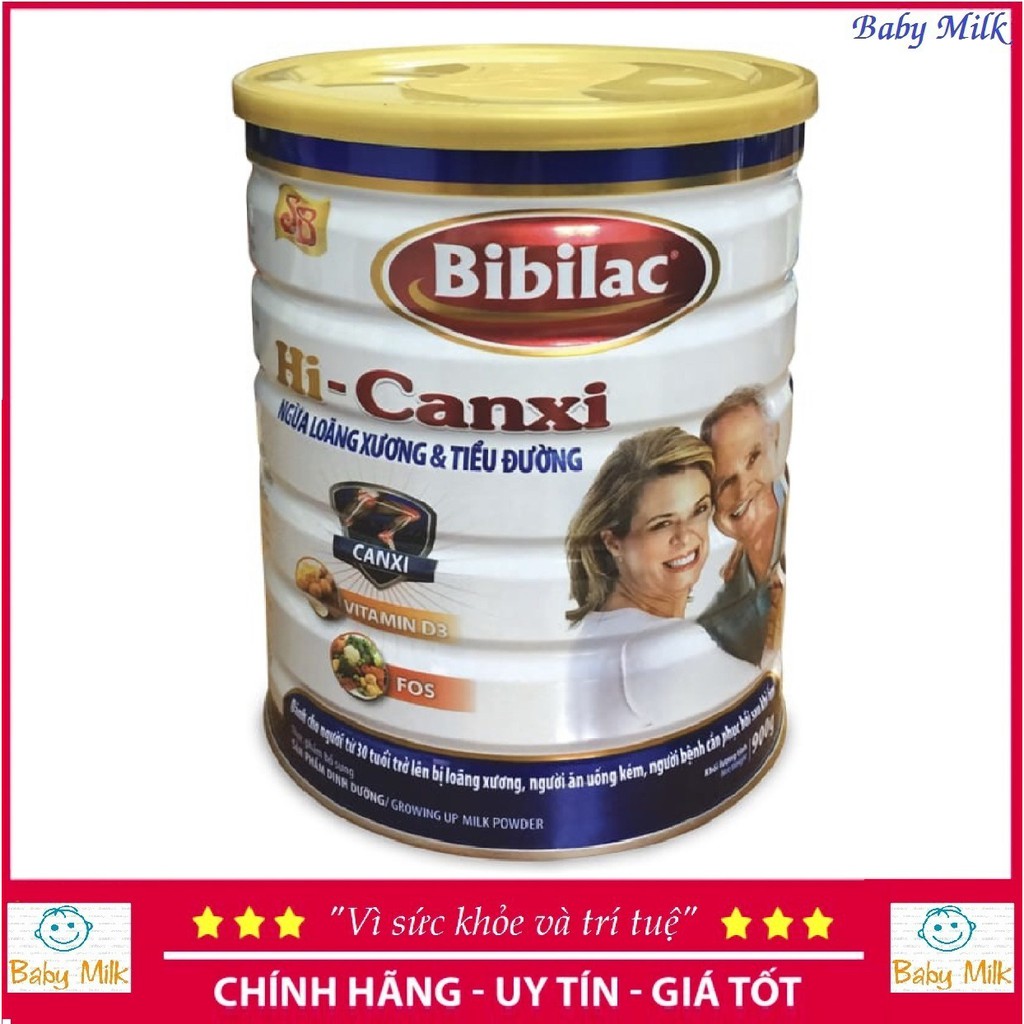 Sữa Hi- Canxi ngừa loãng xương và tiểu đường (900g)