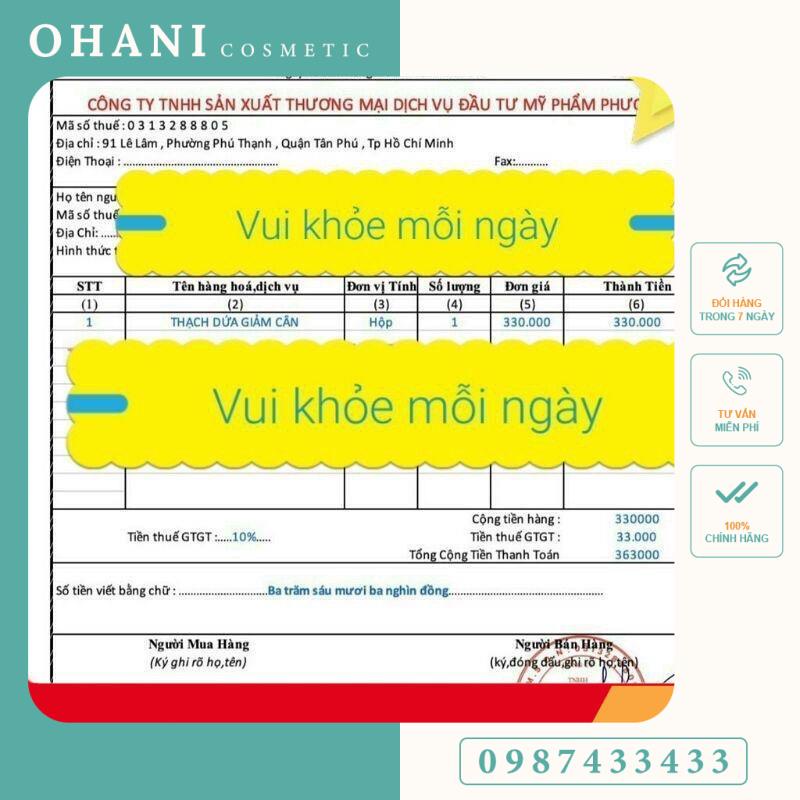 Trợ Giá] Thạch dứa nhập khẩu hàn quốc thạch dứa giảm cân