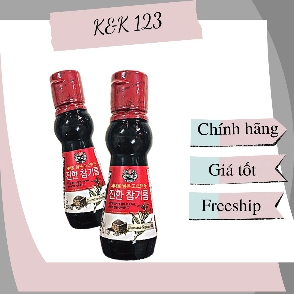 DẦU MÈ ĐẬM ĐẶC BEKSUL HÀN QUỐC 110ML