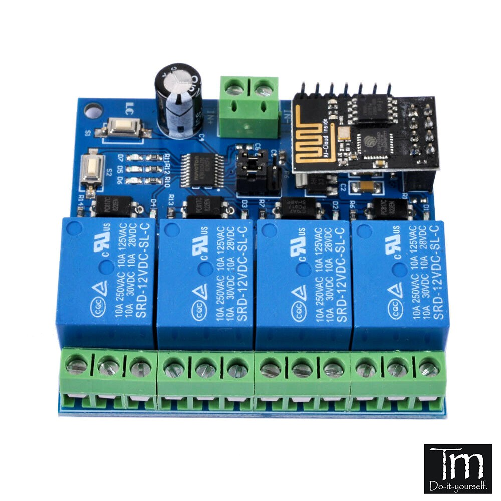Modul Relay ESP8266 4 Relay 12V