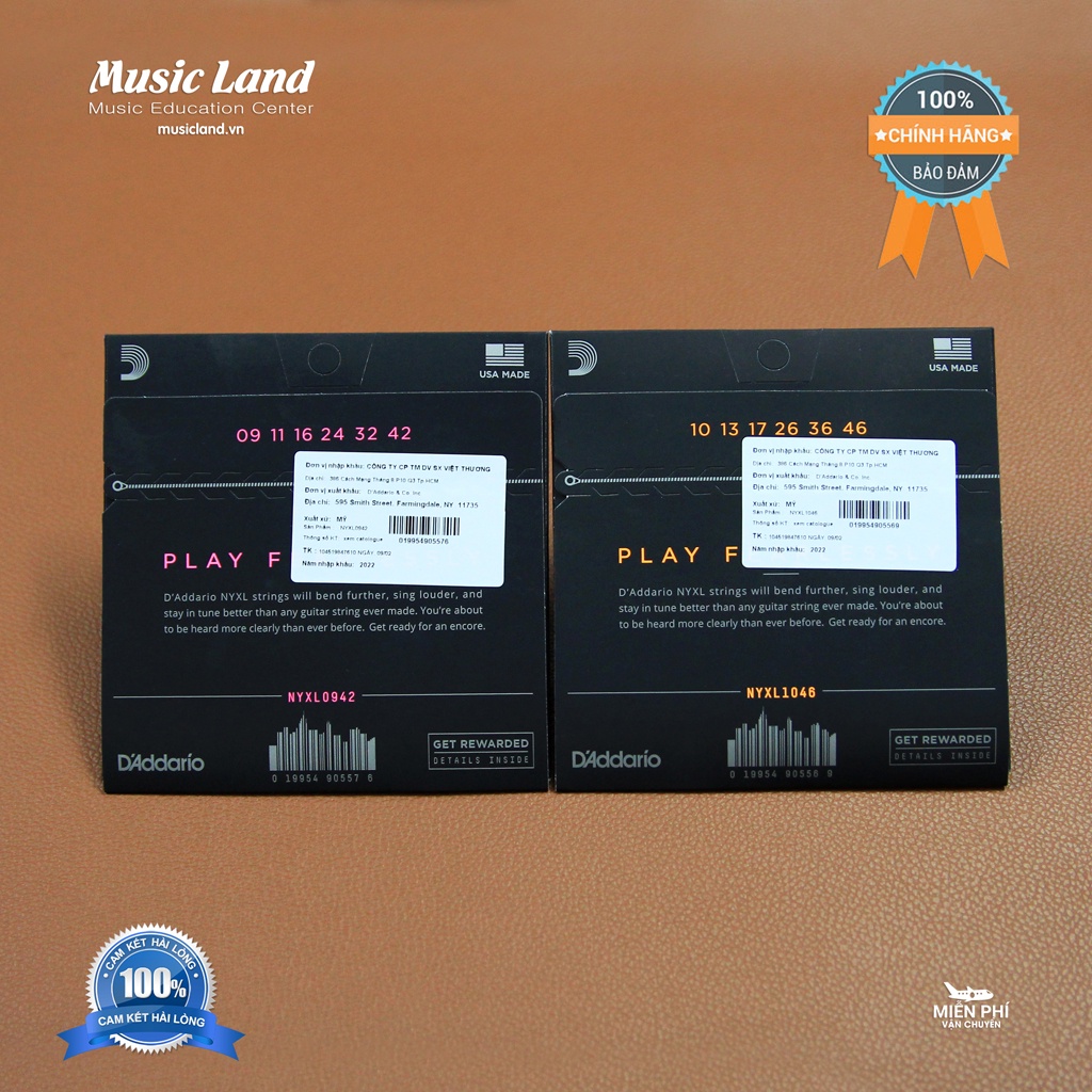 Dây Đàn Guitar Điện D’Addario NYXL – Chính Hãng USA