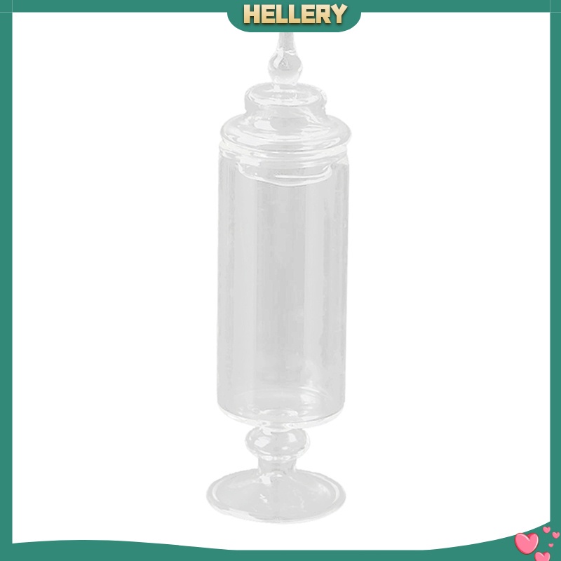 Lọ thủy tinh đựng kẹo tỉ lệ 1/12 cho nhà búp bê