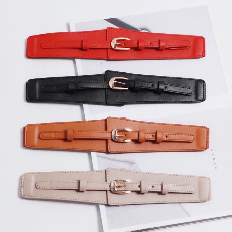Đai Váy Belt Thắt Lưng Chun Bản To Phong Cách Ấn Tượng Nhiều Mẫu