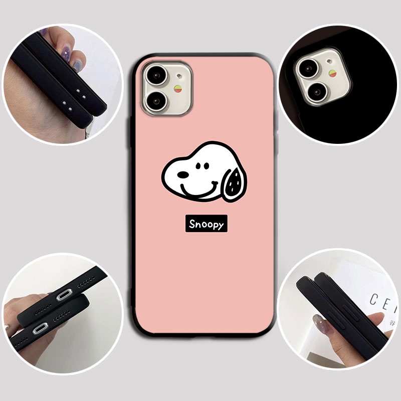 Ốp Điện Thoại Mềm Mặt Nhám Hình Snoopy Cho Realme C35 C25 C25S C21 C21Y C20 C17 C15 C12 C11 C3 C2 C1 2020 2021