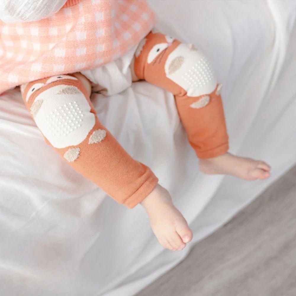 Miếng Đệm Đầu Gối Giữ Ấm Dày Dặn Họa Tiết Hoạt Hình Dễ Thương Cho Bé