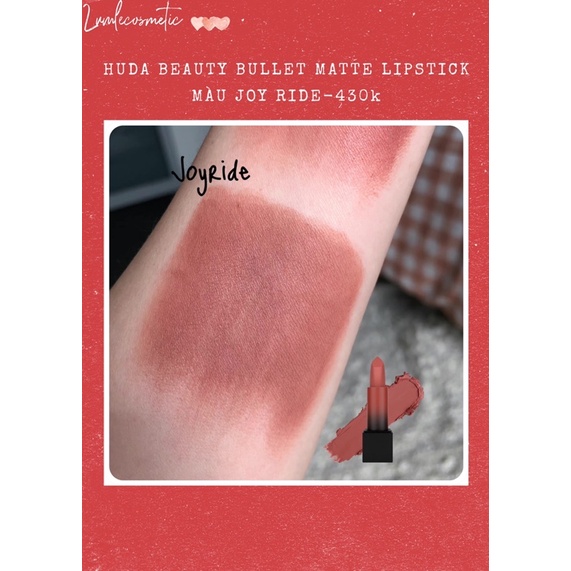 SON THỎI HUDA BEAUTY BULLET MATTE