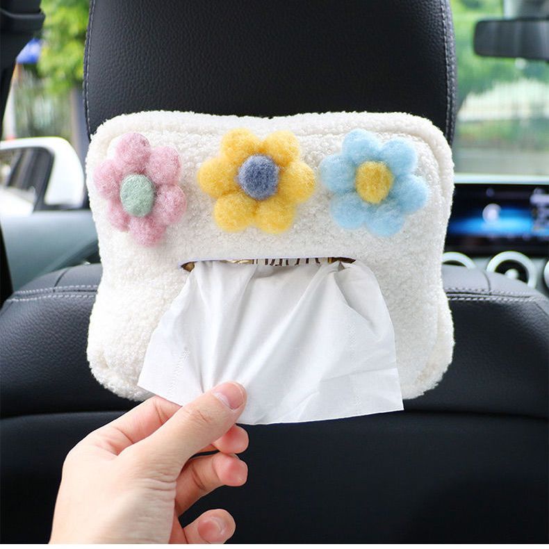 Hộp Đựng Khăn Giấy Dạng Treo Sáng Tạo Cho Xe Hơi