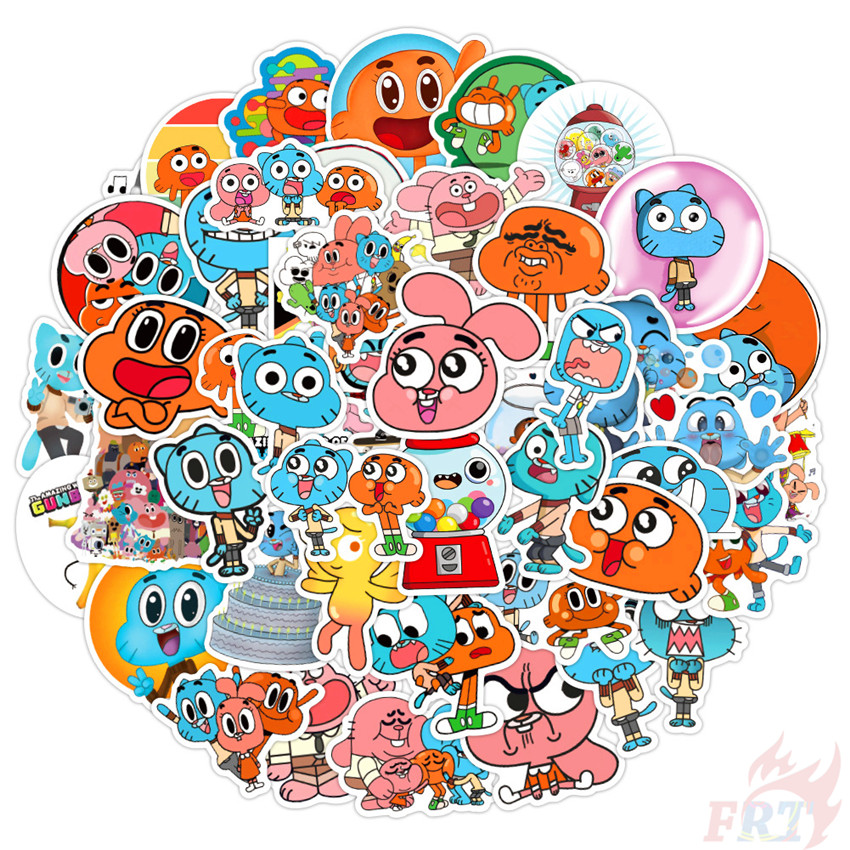❉ The Amazing World of Gumball Series 03 - Cartoon TV Shows Gumball Darwin Anais Nicole Richard Watterson Stickers ❉ 50Pcs/Set Waterproof DIY Fashion Decals Doodle Stickers