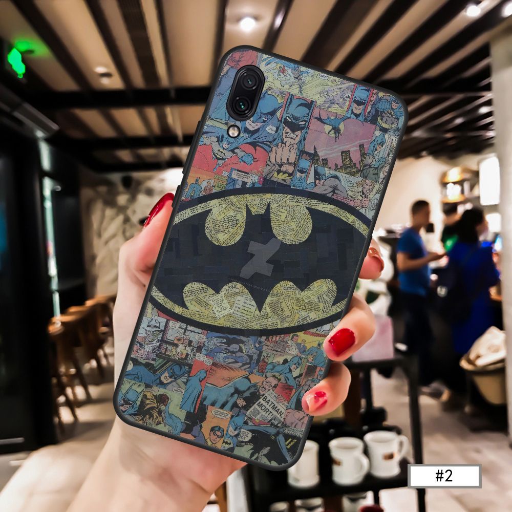 Ốp Điện Thoại Mềm Hình Batman Justice League Superman Cho Huawei Honor 10 9x / 9xpro / 9lite / 9a 8pro 6x 7x / 7s Honor V9 Plus