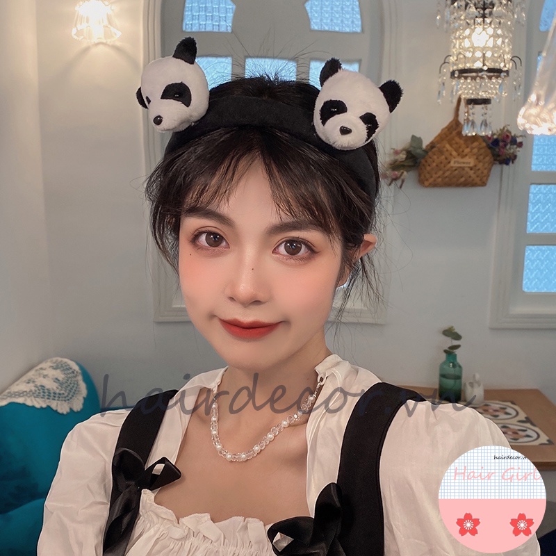 Băng đô rửa mặt bằng lông nhung kiểu tùy chọn cho nữ