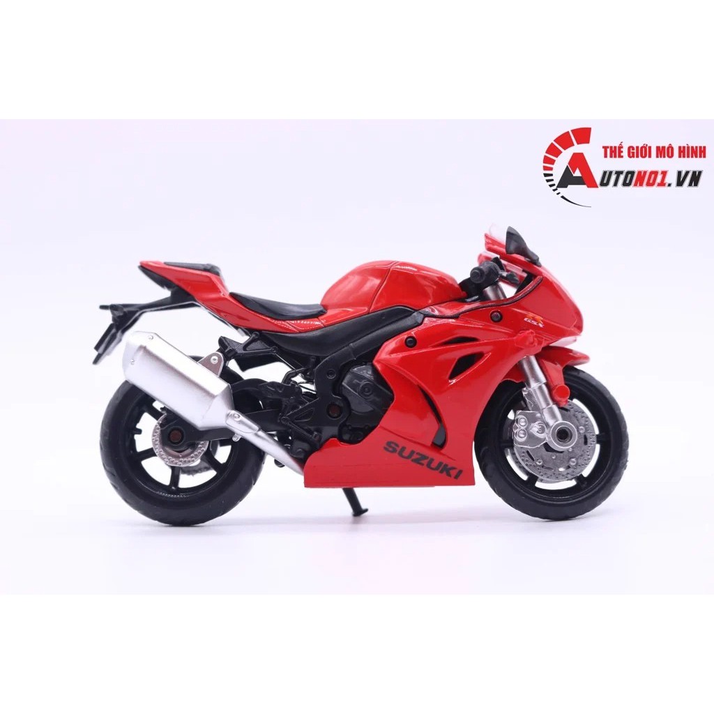 MÔ HÌNH XE SUZUKI GSX-R1000 RED 1:18 MSZ 7211