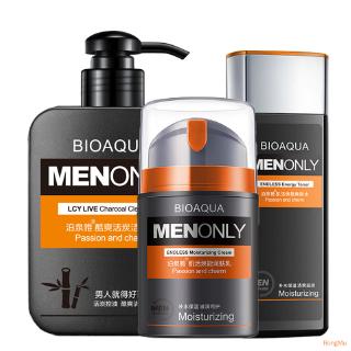 (hàng Mới Về) Bộ Mỹ Phẩm Chăm Sóc Da Bioaqua Giúp Dưỡng Ẩm Kiểm Soát Dầu Dành Cho Nam