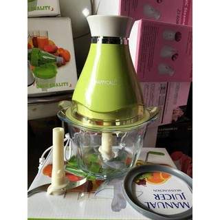 Máy xay thịt Happycall 2 lít lưỡi dao kép 2 tầng