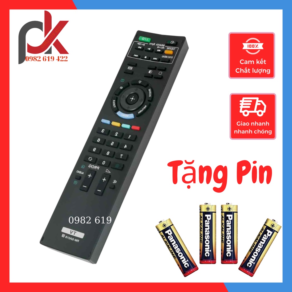 Điều khiển tivi sony RM - GA018 - Remote tivi sony RM - GA018
