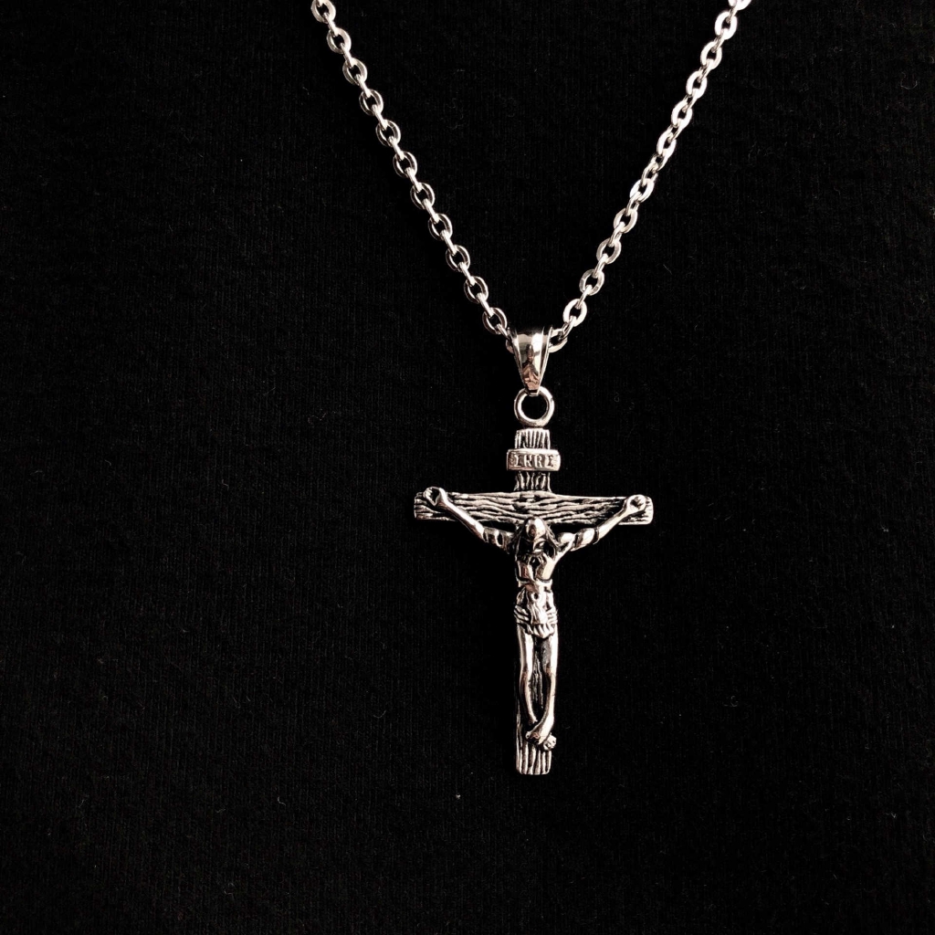 Dây Chuyền Mặt Hình Thánh Giá 28014jesus Cho Cặp Đôi