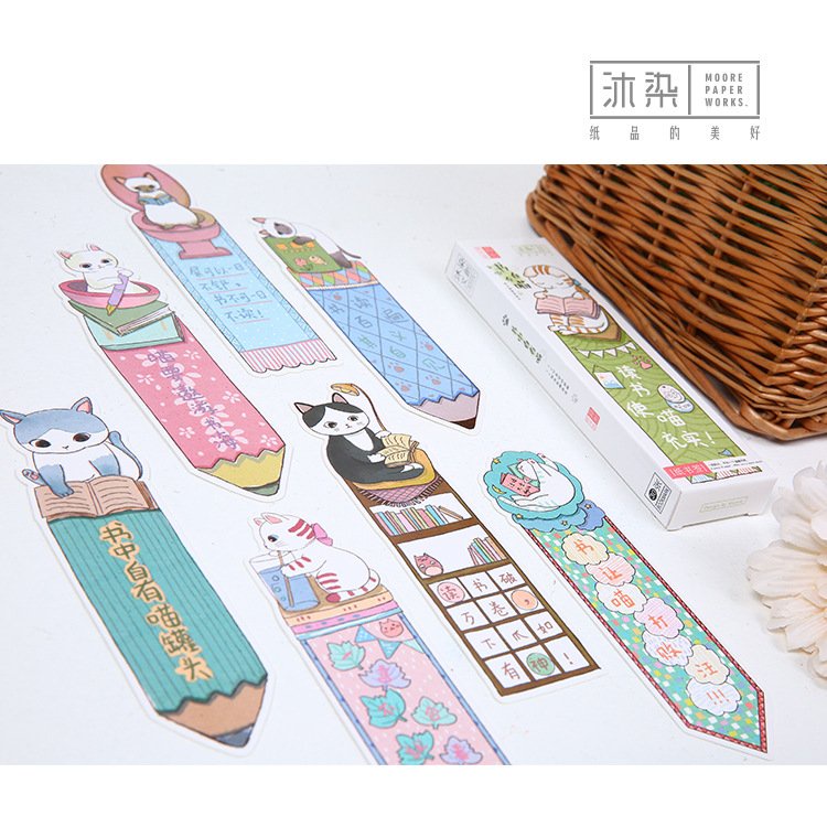 Cá Chép - Hộp 30 Bookmark giấy mèo