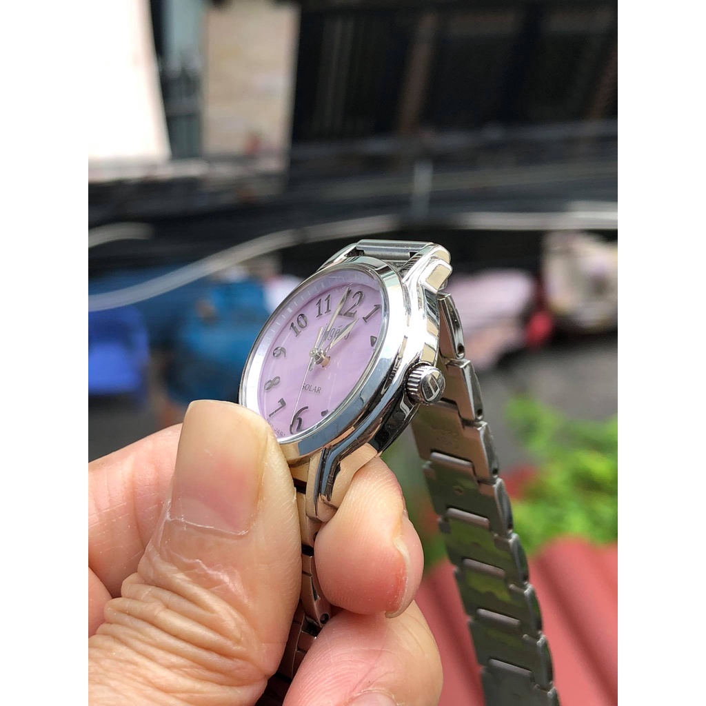 Đồng hồ nữ hiệu Alba của Seiko, dây thép không gỉ, hàng đã qua sử dụng