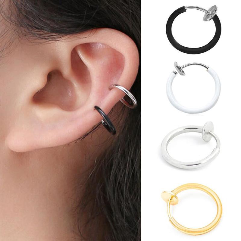 Kẹp đeo vành tai bằng hợp kim phong cách Hàn Quốc nhỏ gọn duyên dáng