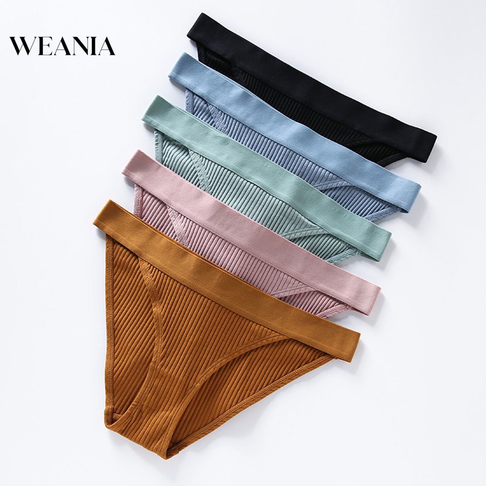 Quần Lót Cotton Không Đường May Màu Sắc Xinh Xắn Cho Nữ