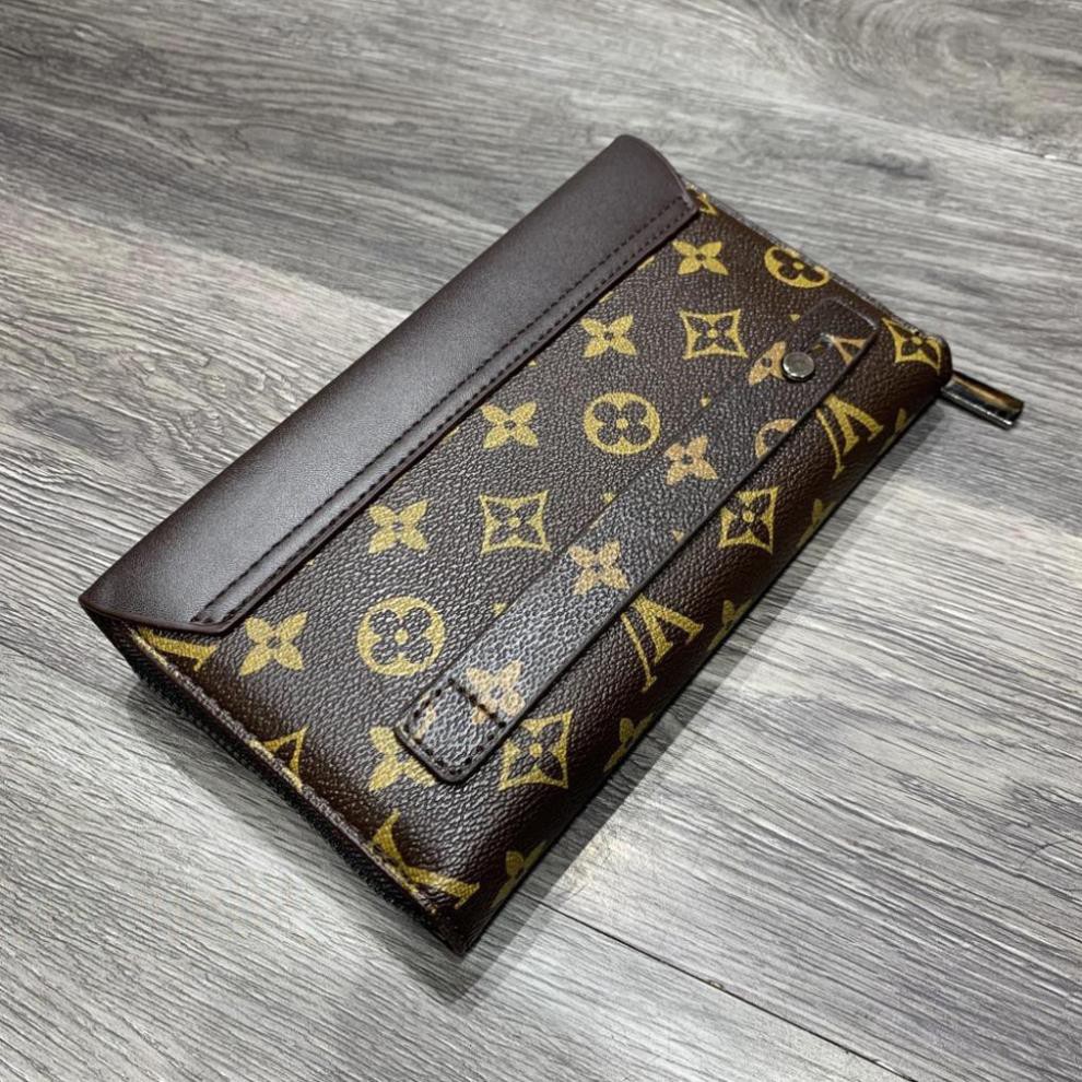 Ví da nam cầm tay dáng bóp nam dài, Ví da nam đẹp cao cấp thời trang hàng hiệu