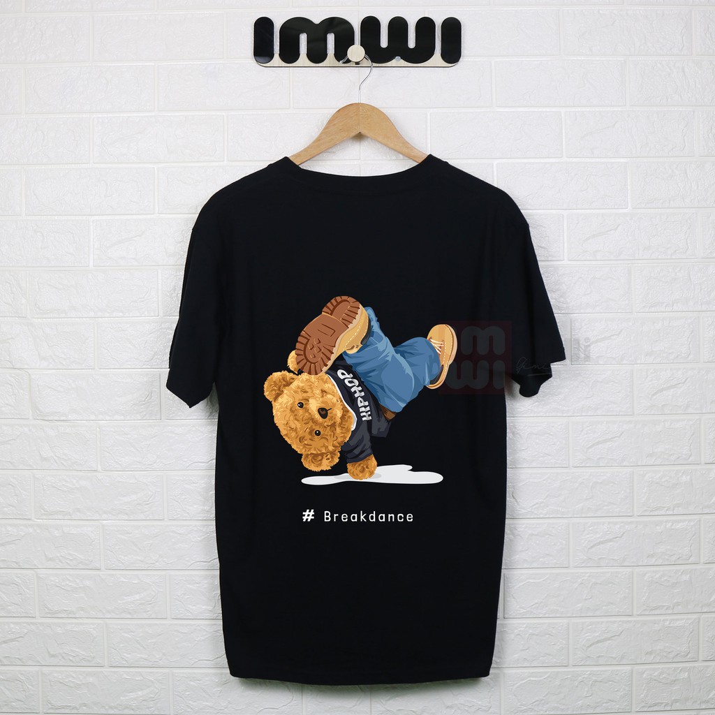 Áo thun cổ tròn TS2106278 Gấu Teddy Pretty vải Cotton 100% - Co giãn 4 chiều - Hàng cao cấp
