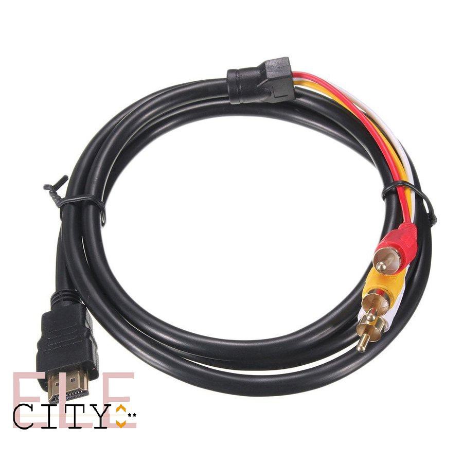 Dây Cáp Chuyển Đổi 1080p Hdtv Hdmi Sang 3 Rca Av Chuyên Dụng