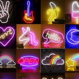 Đèn LED Neon Nhiều Hình Decor Phòng Ngủ , Cà Phê, Homestay, Sundecor HC