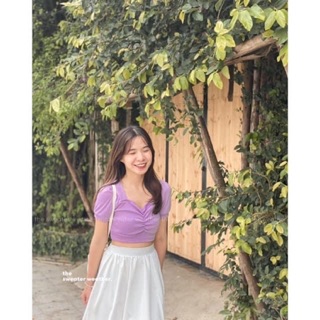 Áo croptop rúm ngực siêu xinh