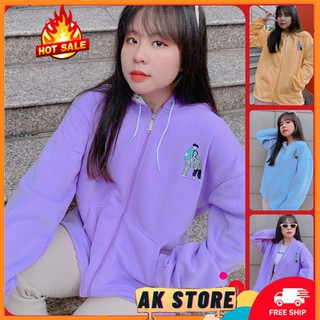 [Kèm Quà] ÁO HOODIE - ÁO KHOÁC NỈ NGOẠI Thêu Cặp Đôi (Kèm Ảnh Thật) - AK.STORE