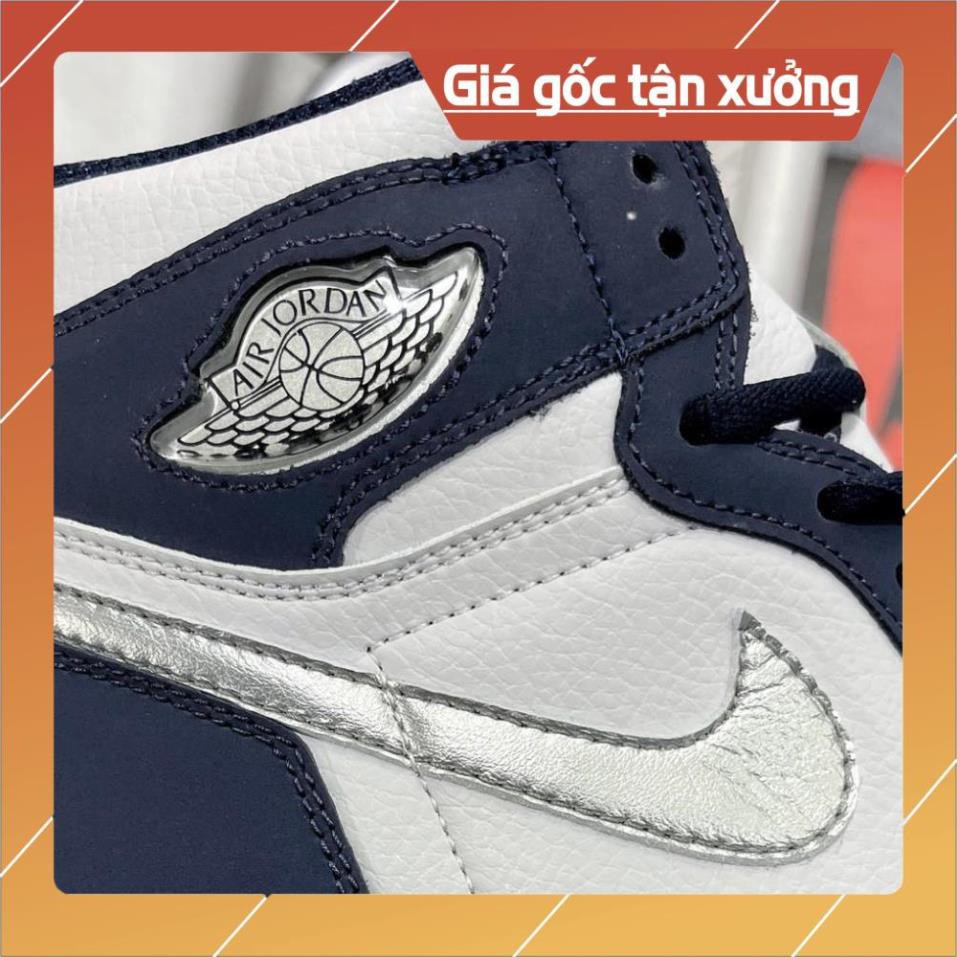 [FreeShip+ Hàng Xịn]  Giày Sneaker Cổ Cao | JD1 | Giày Thể Thao - Jordan 1 High COJP Midnight Navy