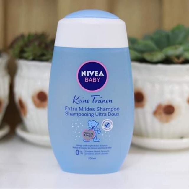 Dầu gội cho bé Nivea Baby từ sơ sinh 200ml nội địa Đức