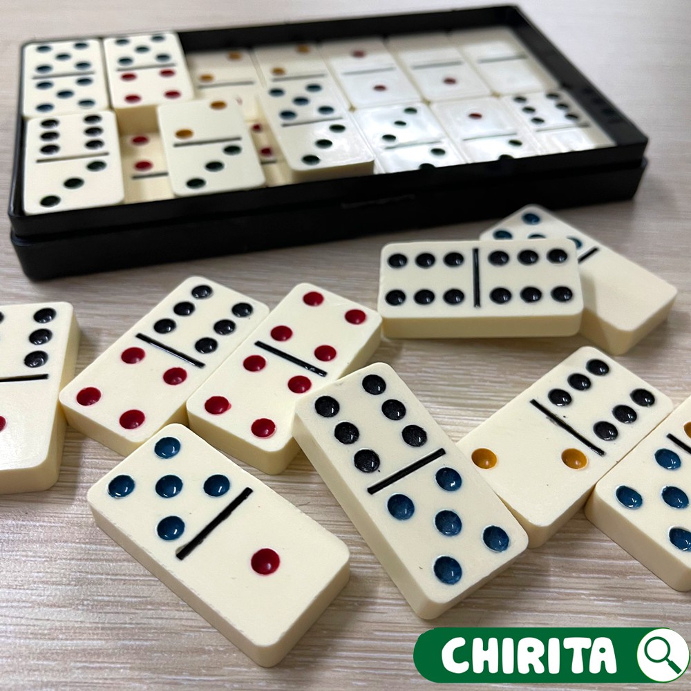 Bộ Cờ DOMINO NGÀ (LOẠI LỚN) Liên Hiệp Thành - Quân Cờ Nhựa Melamine Cao Cấp, Đồ Chơi Trẻ Em CHIRITA