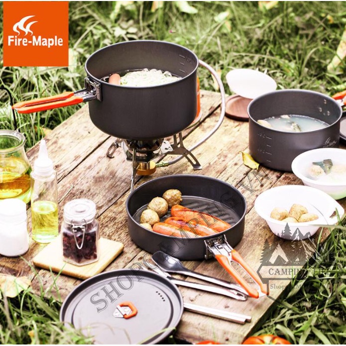 Bộ nồi nấu ăn 2-3 người dành cho dã ngoại cắm trại Fire Maple Feast 4