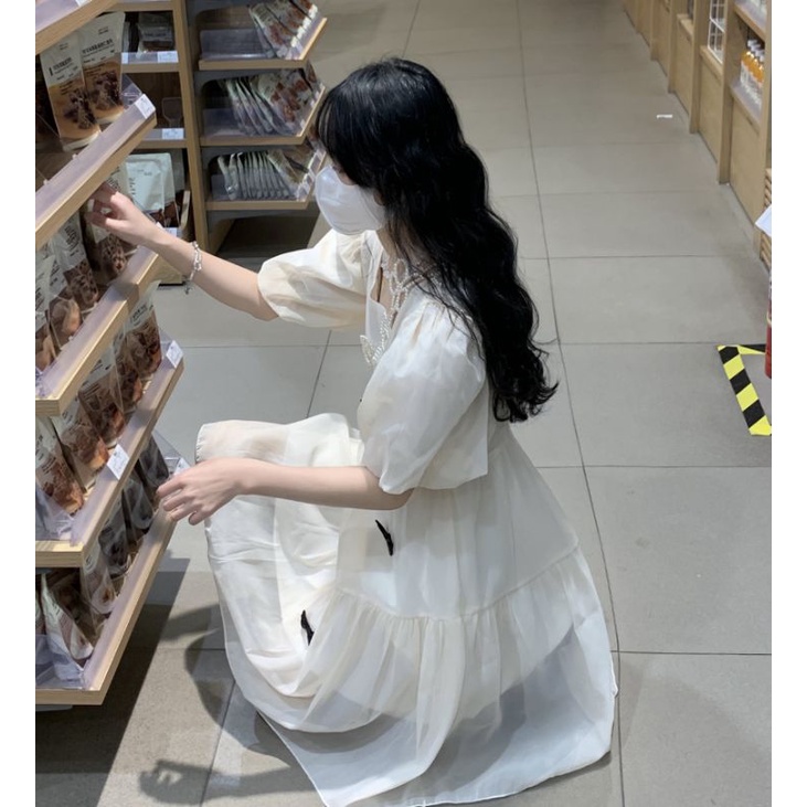 ĐẦM BABYDOLL PHỐI NƠ BIGSIZE